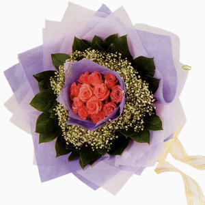 12 adet g�l ve elyaflardan   G�lba�� �i�ek kaliteli taze ve ucuz �i�ekler 
