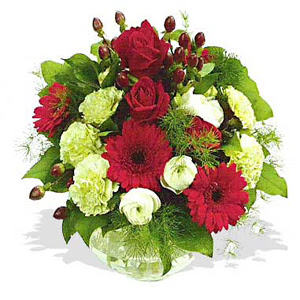 karanfil gerbera ve g�ller - d�s�nenelere �zel -  Ankara G�lba�� 14 �ubat sevgililer g�n� �i�ek 