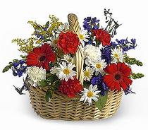  �i�ek�i G�lba�� �i�ek�i ma�azas�  Karisik mevsim �i�ek sepeti 
