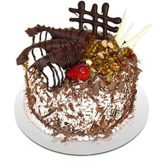 4 ile 6 kisilik �ikolatali yas pasta  �i�ek yolla G�lba�� internetten �i�ek sat��� 