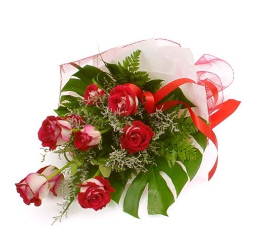 �i�ek g�nder 9 adet kirmizi g�l buketi  Ankara �i�ek�i G�lba�� �nternetten �i�ek sipari�i 