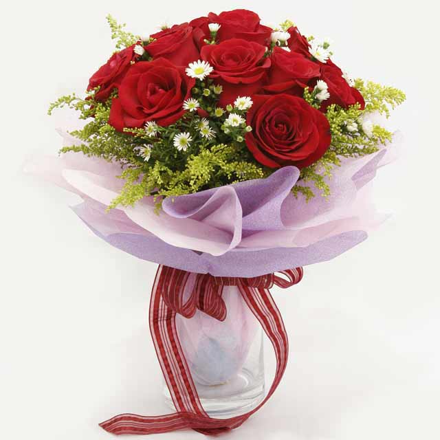 �i�ek g�nderme estetikliginiz 11 g�l buket  G�lba�� �i�ek kaliteli taze ve ucuz �i�ekler 