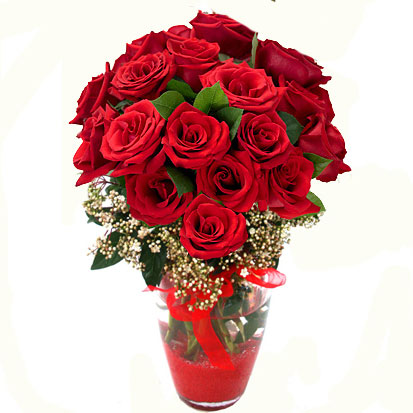  G�lba�� �i�ek�i g�venli kaliteli h�zl� �i�ek   9 adet kirmizi g�l