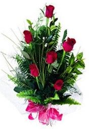  �i�ek sipari�i G�lba�� �i�ek�iler  5 adet kirmizi g�l buketi hediye �r�n�