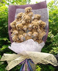 15 adet pelus ayi buketi  Ankara �i�ek�iler G�lba�� online �i�ek g�nderme sipari� 