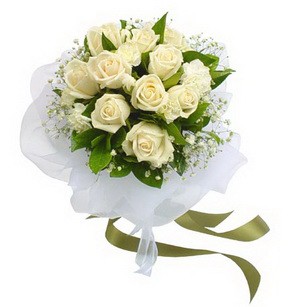  Ankara Gölbaşı çiçek siparişi vermek  11 adet benbeyaz güllerden buket 