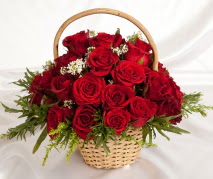 19 adet k�rm�z� g�lden �i�ek sepeti  �i�ek�i G�lba�� �i�ek�i ma�azas� 