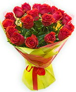 19 Adet k�rm�z� g�l buketi  Ankara �i�ek�i G�lba�� �nternetten �i�ek sipari�i 