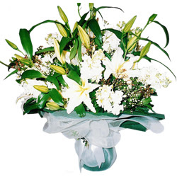  G�lba�� �i�ek kaliteli taze ve ucuz �i�ekler  Kazablanka ve gerbera demeti