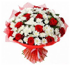 11 adet k�rm�z� g�l ve 1 demet krizantem  G�lba�� �i�ek�iler  �i�ek sipari�i sitesi 