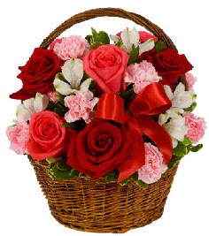  G�lba�� �i�ek sipari�i yurti�i ve yurtd��� �i�ek sipari�i  sepette g�ller ve k�r �i�ekleri