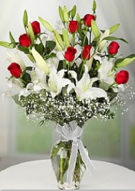 9 adet k�rm�z� g�l 3 dal kazablanka  Ankara G�lba�� �i�ek�i uluslararas� �i�ek g�nderme 