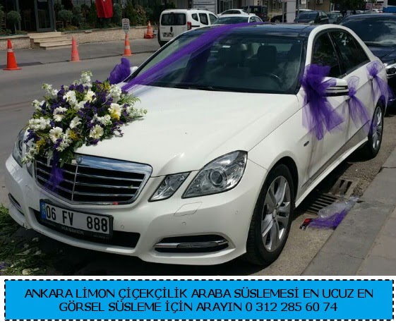 Ankara gelin arabas� s�slemesi  G�lba�� �i�ek g�nder cicekciler , cicek siparisi 