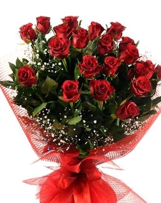 21 adet k�rm�z� g�lden s�z ni�an k�z isteme buketi