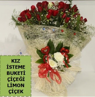 27 adet k�rm�z� g�lden k�z isteme buketi  Ankara G�lba�� hediye sevgilime hediye �i�ek 
