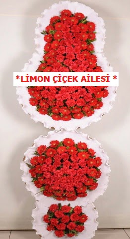 3 katl� k�rm�z� d���n a��l�� �i�e�i  Ankara G�lba�� 14 �ubat sevgililer g�n� �i�ek 
