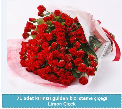 41 adet k�rm�z� g�l k�z isteme buketi  G�lba�� anneler g�n� �i�ek yolla 