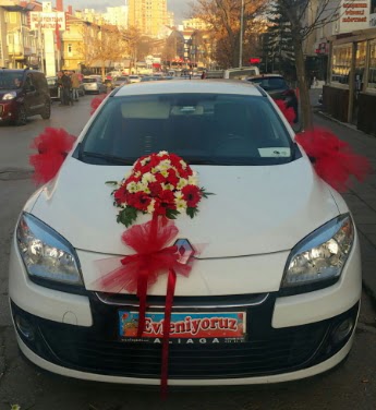 Araba s�slemesi gelin arabas�  G�lba�� �i�ek online �i�ek sipari�i 