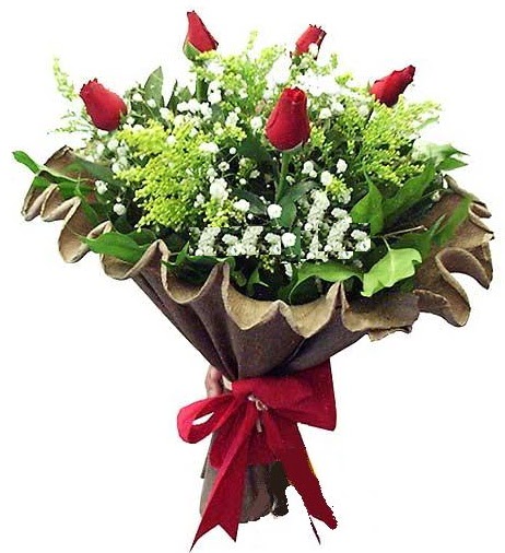 5 adet g�lden buket  G�lba�� �i�ek g�nder cicekciler , cicek siparisi 
