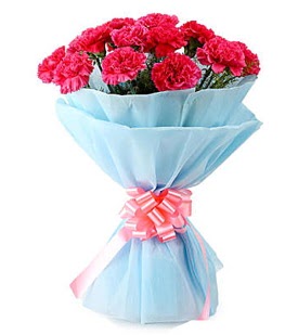 19 adet k�rm�z� karanfil buketi  G�lba��na �i�ek , �i�ek�i , �i�ek�ilik 