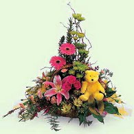  G�lba��na �i�ek , �i�ek�i , �i�ek�ilik  lilyum gerbera oyuncak