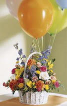  Ankara �i�ek�i G�lba�� �nternetten �i�ek sipari�i  Mevsim �i�ekleri sepeti balon hediye