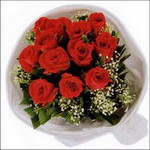 10 adet kirmizi g�l buketi   G�lba�� anneler g�n� �i�ek yolla 