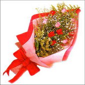 12 adet renkli  g�l buketi   G�lba�� �i�ek kaliteli taze ve ucuz �i�ekler 