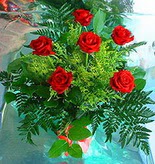 6 adet kirmizi g�l buketi   G�lba�� ankara �i�ek g�nderme sitemiz g�venlidir 