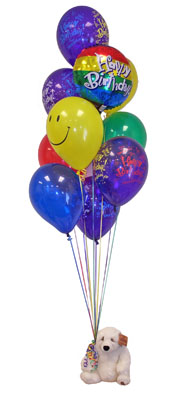  G�lba�� anneler g�n� �i�ek yolla  Sevdiklerinize 17 adet u�an balon demeti yollayin.