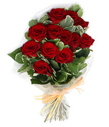  Ankara çiçekçiler Gölbaşı online çiçek gönderme sipariş  9 lu kirmizi gül buketi.