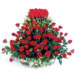  Çiçek yolla Gölbaşı internetten çiçek satışı  41 adet kirmizi gülden sepet tanzimi