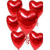 Ankara G�lba�� �i�ek sipari�i vermek  17 adet FOLYO kalp g�r�n�m�nde u�an balon