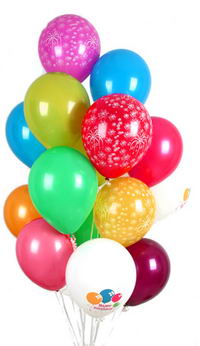  ankara G�lba�� �i�ek ma�azas� , �i�ek�i adresleri  30 adet u�an balon buketi demeti renkli