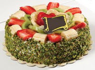 pasta g�nder  4 ile 6 kisilik karisik meyvali yas pasta  G�lba�� �i�ek yolla , �i�ek g�nder , �i�ek�i  