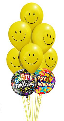 15 adet g�len dogum g�n� u�an balonlari