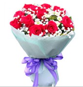 12 adet k�rm�z� g�l ve beyaz k�r �i�ekleri  G�lba�� �i�ek kaliteli taze ve ucuz �i�ekler 
