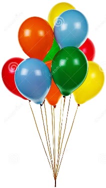 12 adet kar���k renkli u�an balon sipari�i