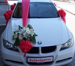 Gelin araba s�slemesi  Ankara G�lba��ndaki �i�ek�iler ankara �i�ek sat��� 