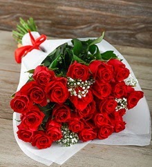 33 adet kırmızı gülün ihtişamı  Ankara Gölbaşı çiçek gönderme 