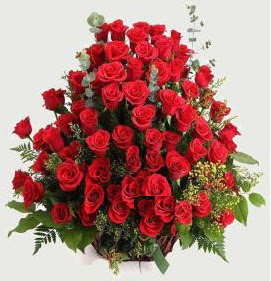 K�z isteme s�z ni�an �i�ek sepeti 101 g�l  G�lba�� �i�ek g�nder cicekciler , cicek siparisi 