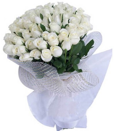 41 adet beyaz g�lden k�z isteme buketi  G�lba�� �i�ek�i g�venli kaliteli h�zl� �i�ek 