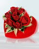  Ankara Gölbaşındaki çiçekçiler ankara çiçek satışı  Kalp kutuda 9 adet Güller 